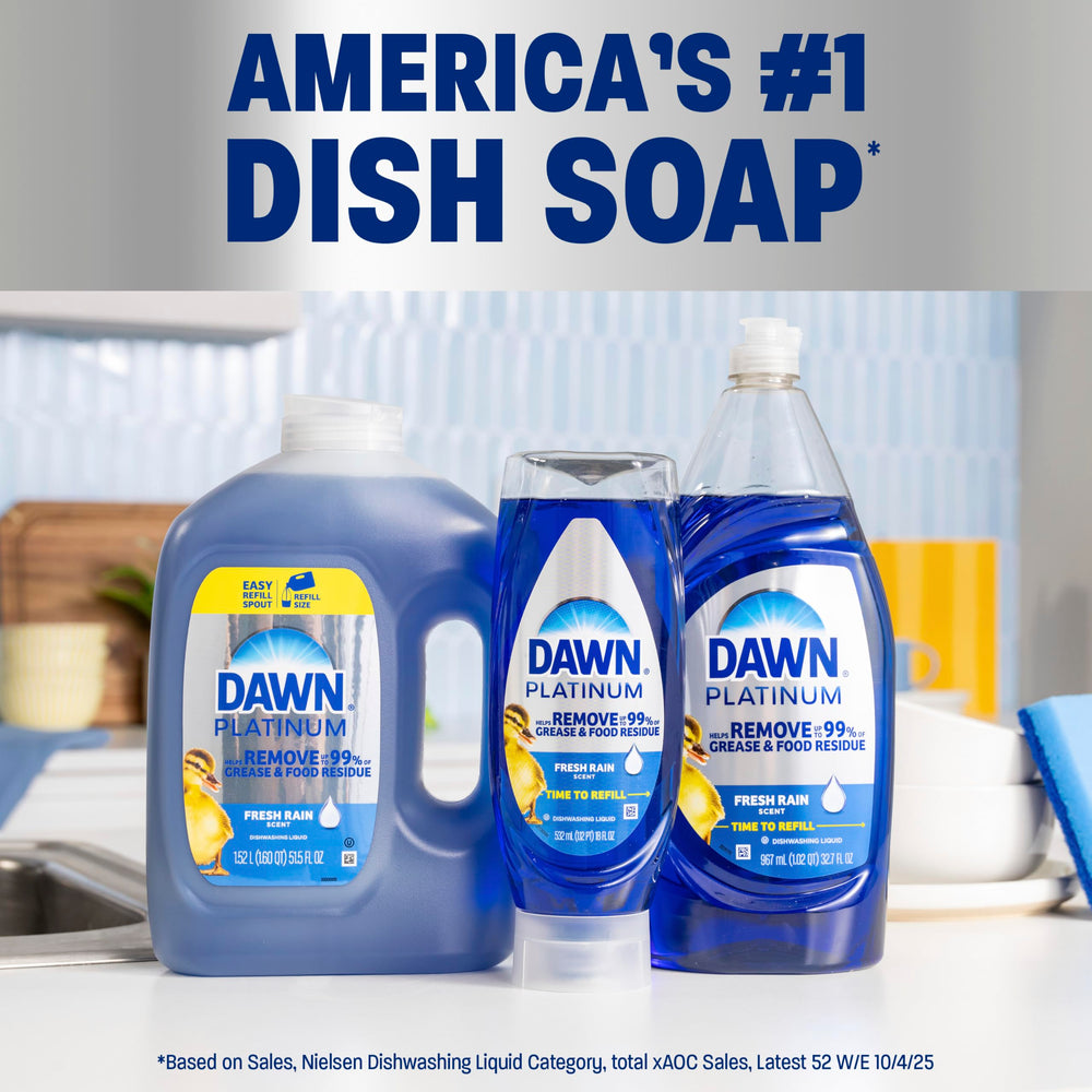 Dawn Platinum multiuse cleaner application on various surfaces