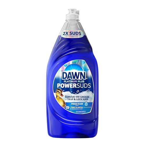 Dawn Platinum Plus PowerSuds glassware after rinse with shine