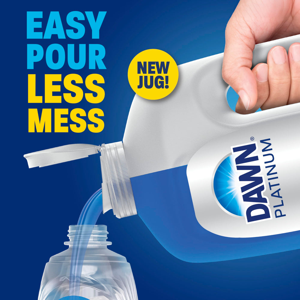 Dawn Platinum sink prewash shot suggests multi-use grease care around the home