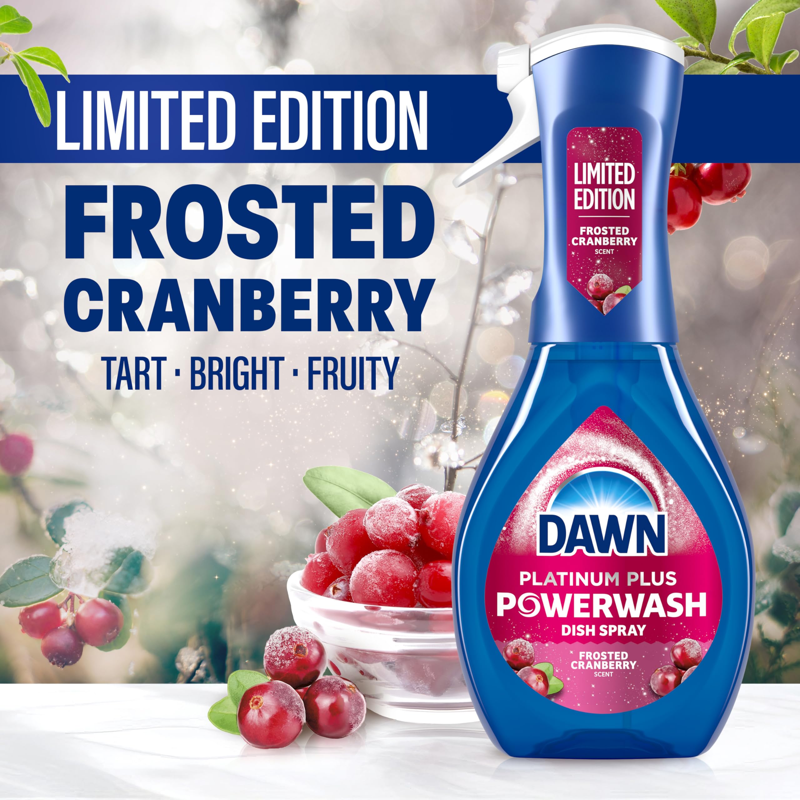 Dawn Powerwash label close-up showing fast cleaning power.