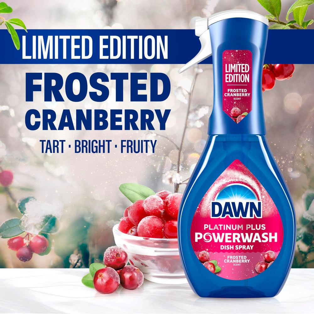 Dawn Powerwash label close-up showing fast cleaning power.