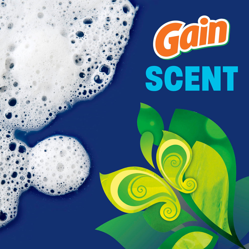 Dawn Powerwash Gain streak-free-rinse hints at leaving dishes gleaming after a quick wash.