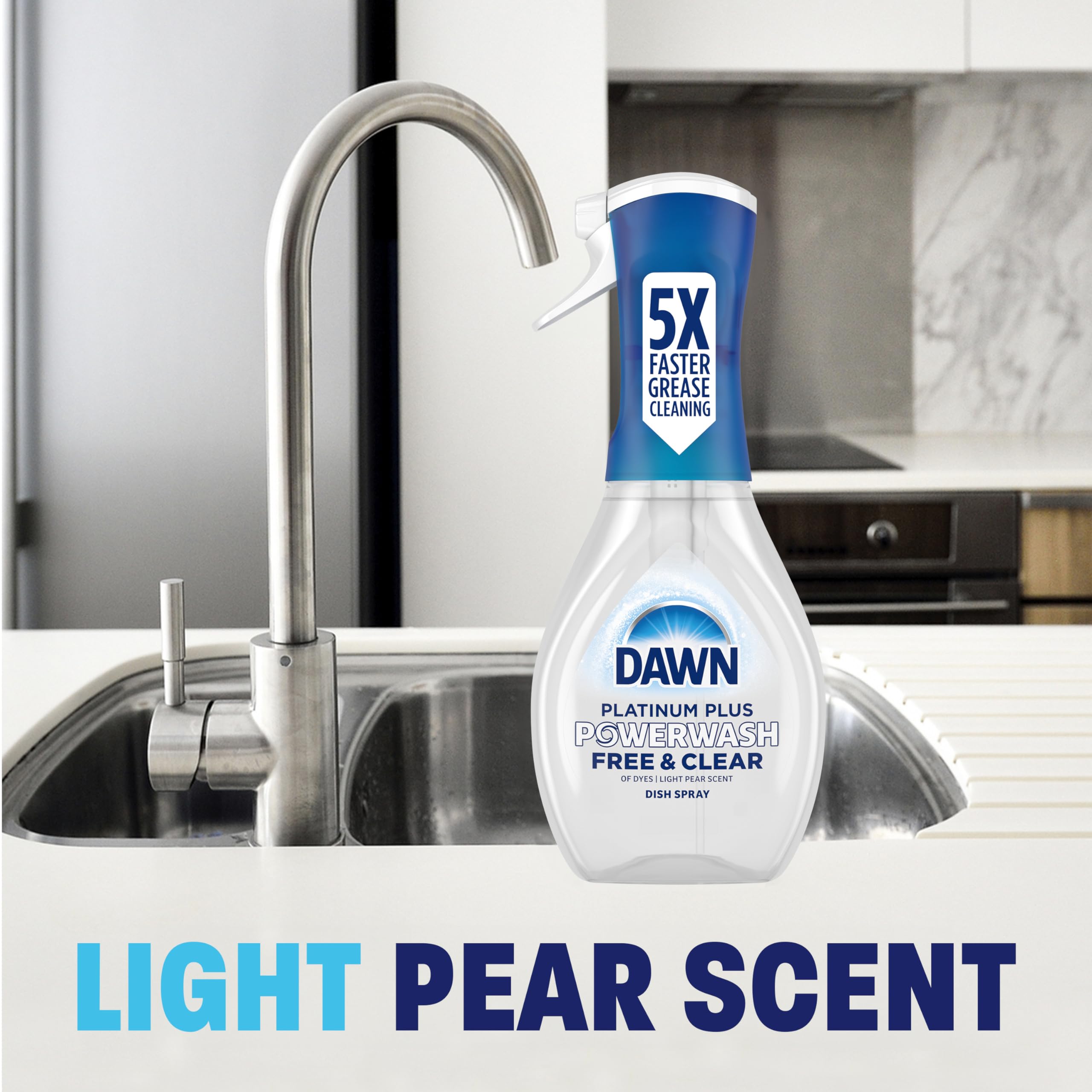Dawn Powerwash is great for hard-to-reach items like bottles.