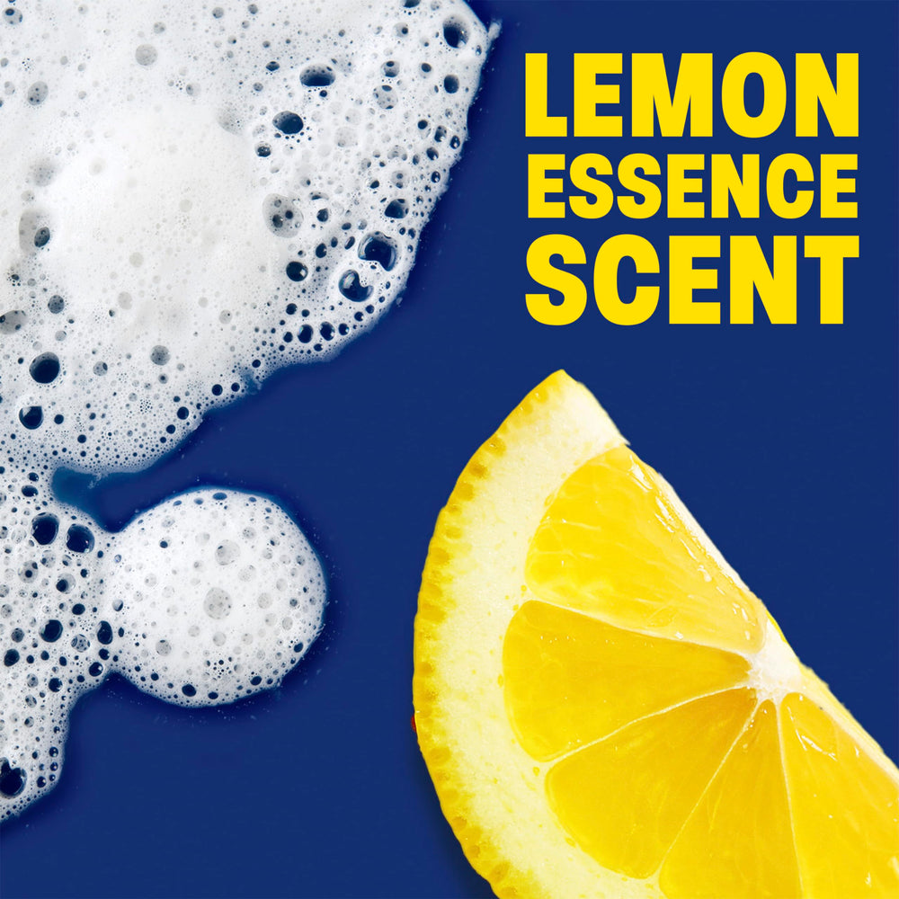 Dawn Powerwash Lemon aids laundry stains when treated promptly.
