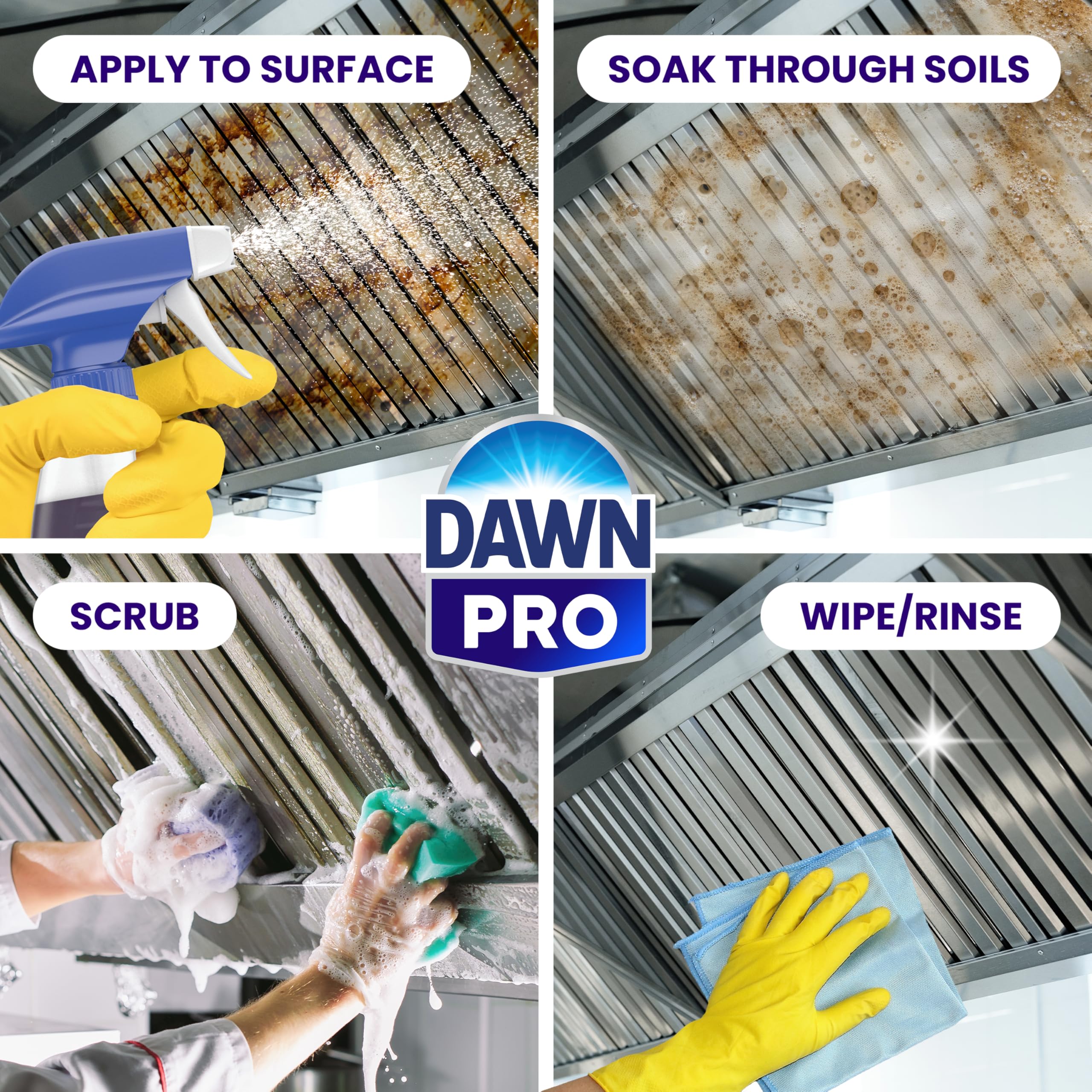 Dawn Pro fryer boil-out tackles intense grease buildup