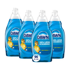 Dawn Ultra dish soap original bottle front showing formula for tough grease