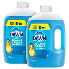 Dawn Ultra refill jug pour shows easy, mess-free refills.
