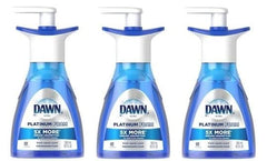Dawn Ultra Platinum Foam bottle dispensing Fresh Rapids foam for quick grease cleanup