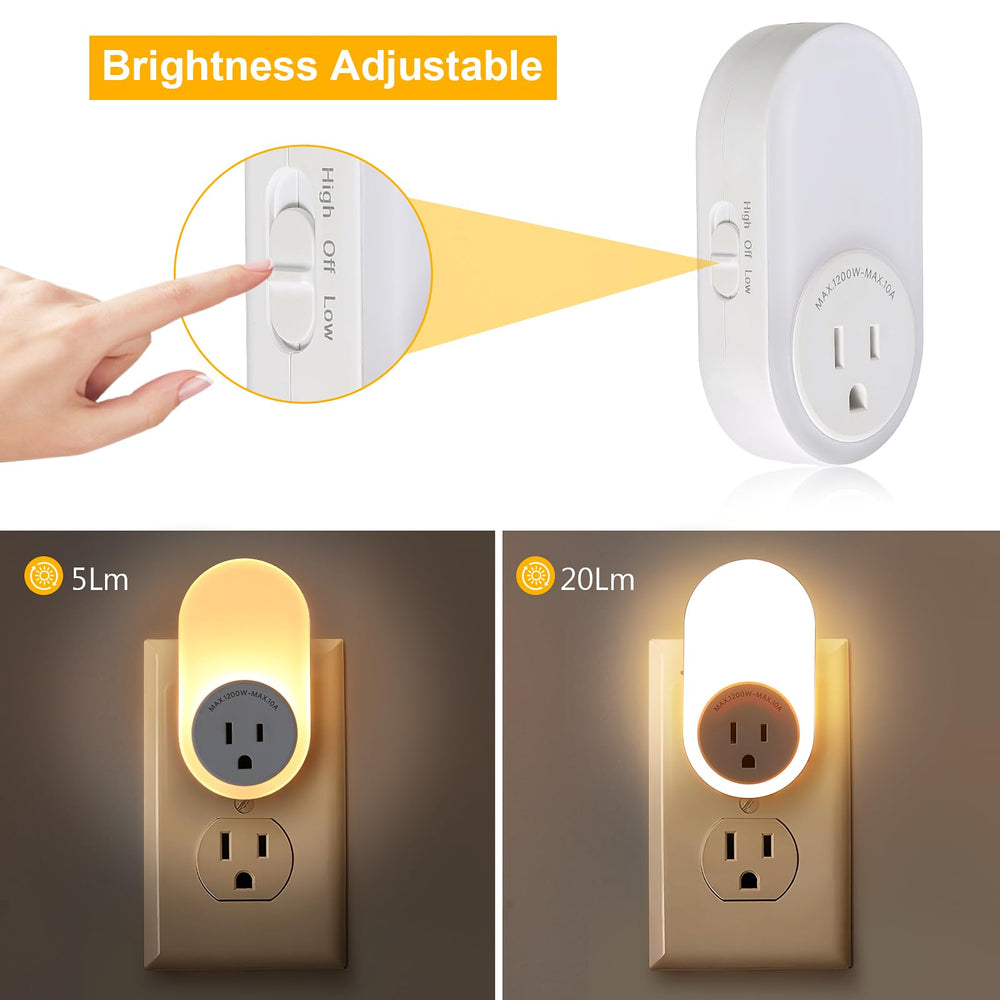 Dawnrise 20lm brightness option provides fuller illumination when needed.