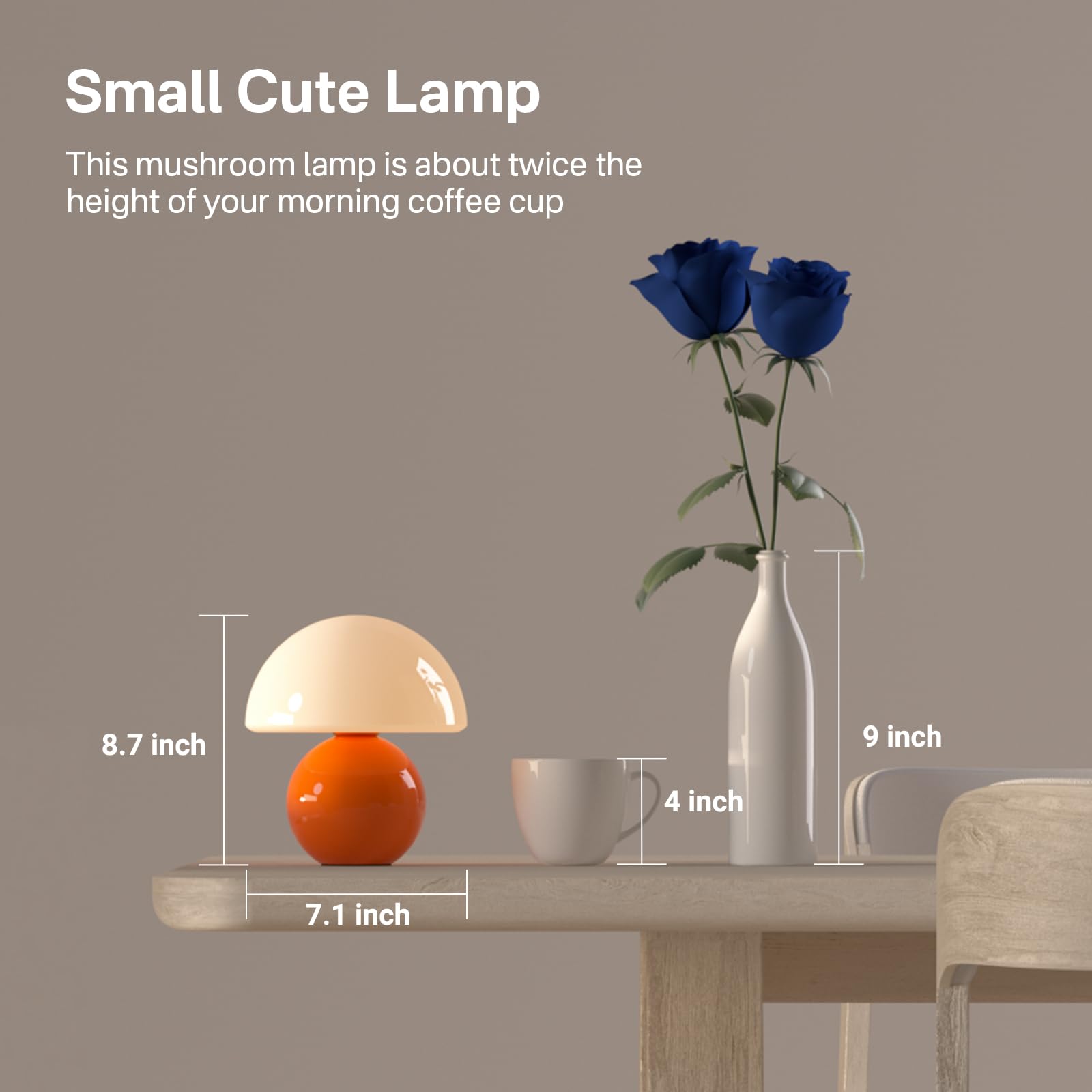 Dawnwake living room decor lamp doubles as a stylish accent piece.