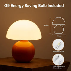 Dawnwake soft mushroom light brings gentle ambiance to living rooms.