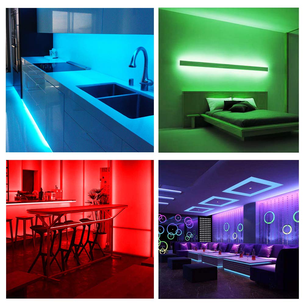 DAYBETTER LED strip easy installation across ceilings and walls