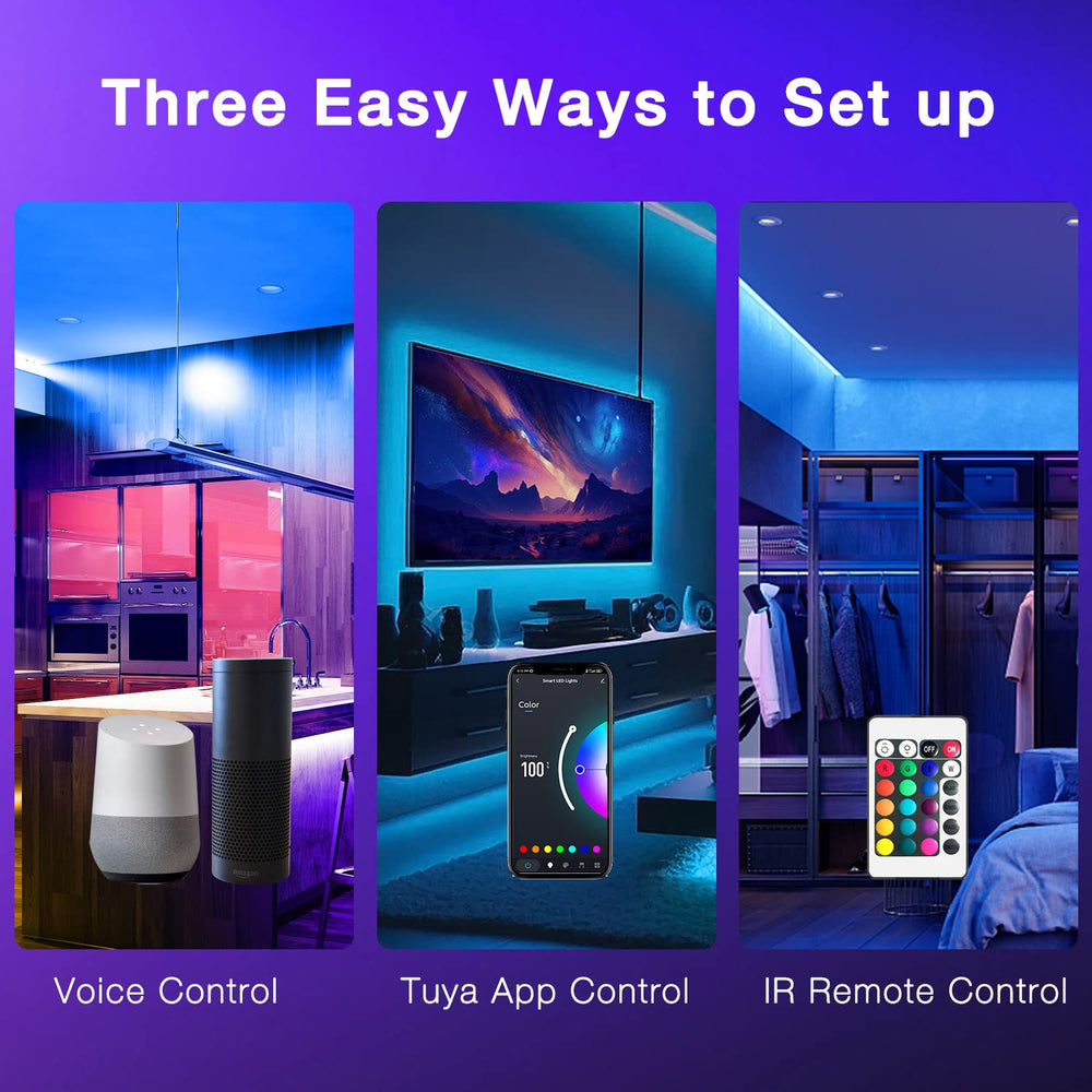 DayBetter LED strip music sync changes colors with rhythm