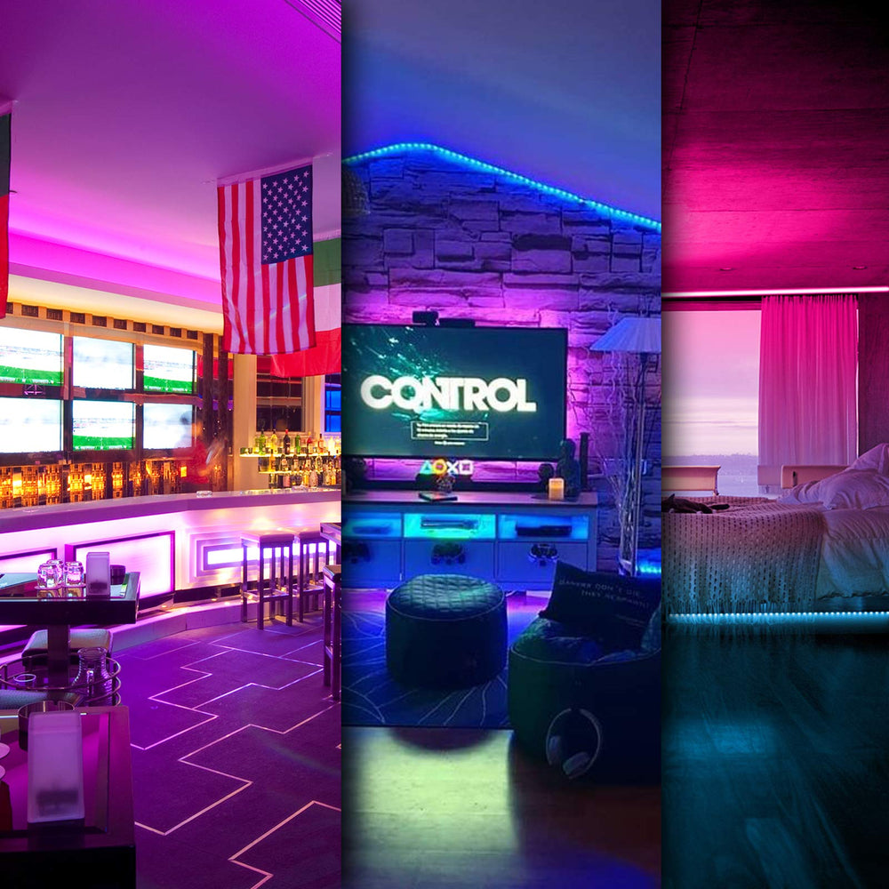 DAYBETTER LED strip smart timing settings for scheduled lighting