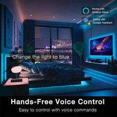 DayBetter LED strip with voice control via Alexa and Google Assistant