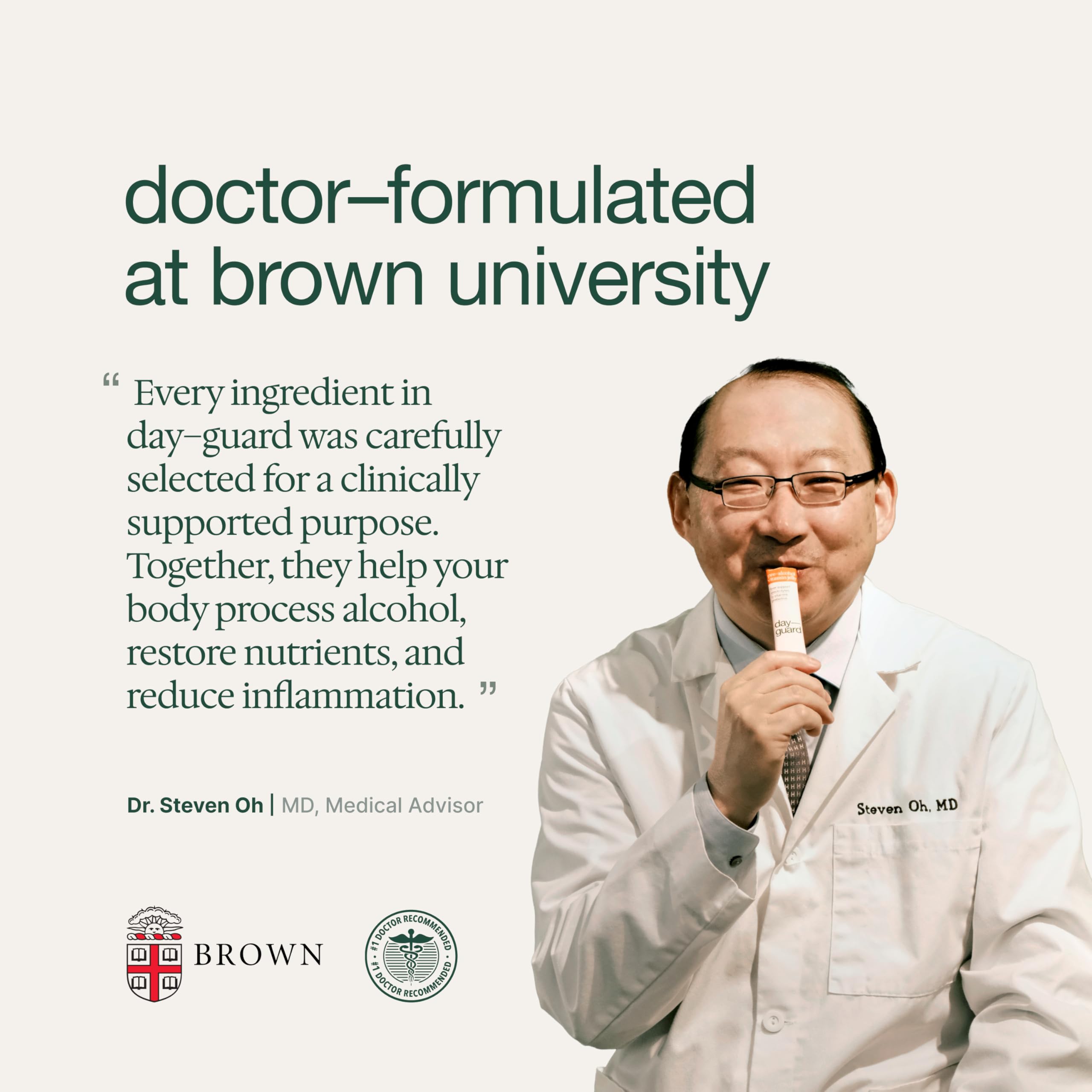 DayGuard pharmaceutical expertise badge signals long-standing quality.