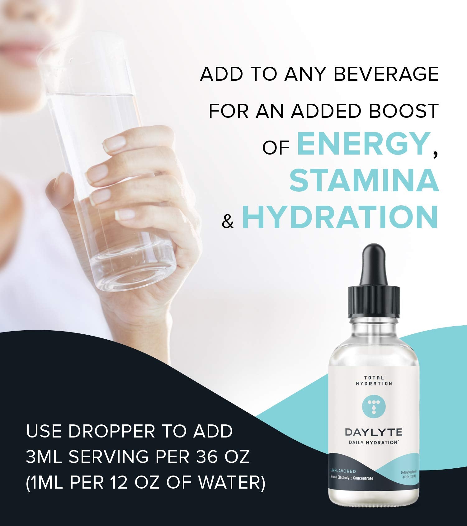 Daylyte Drops travel-size bottle ideal for busy days