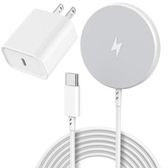 Dazana Apple MFi magnetic charger 15W with secure magnet hold.
