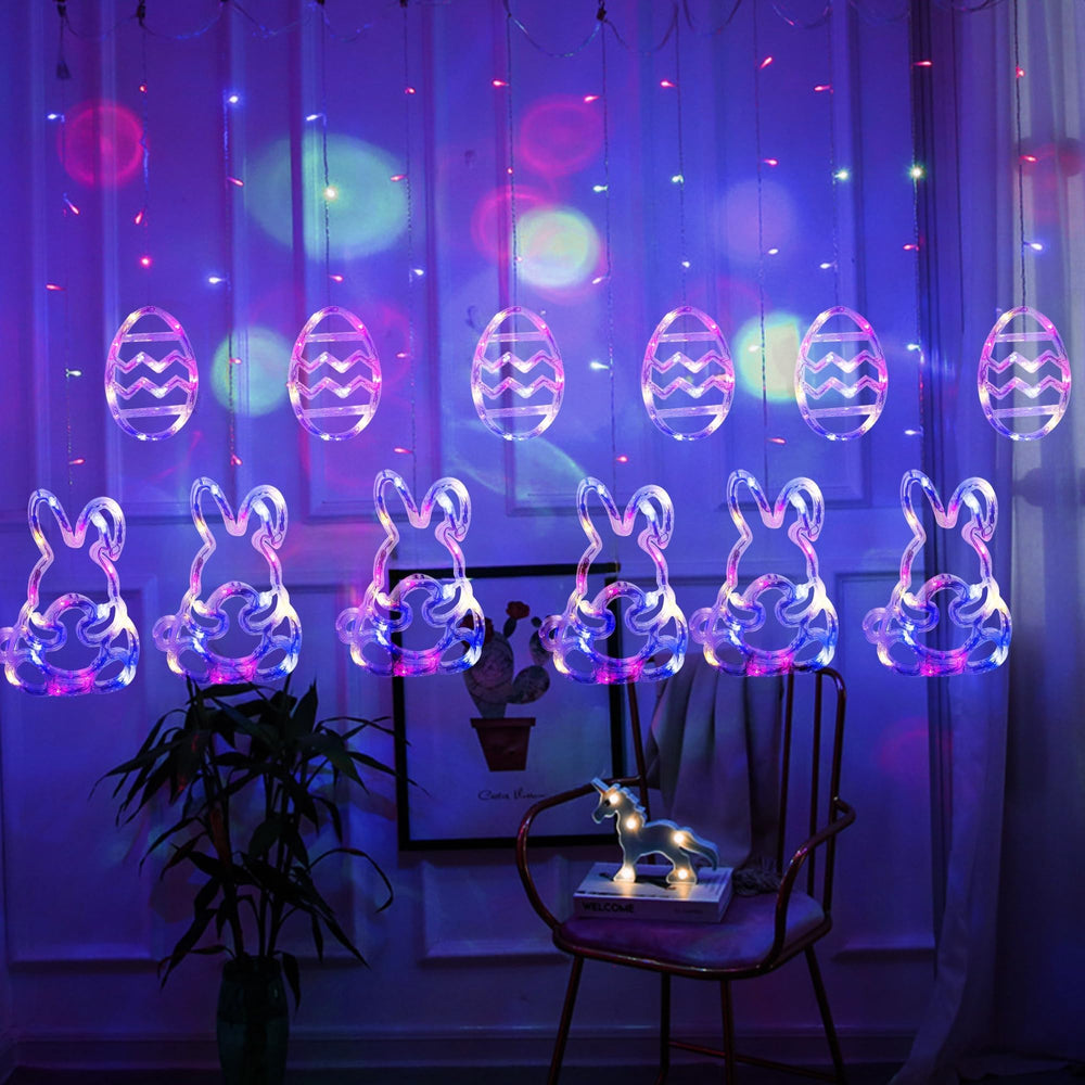 Dazzle Bright curtain lights suit windows, doors, and trees.