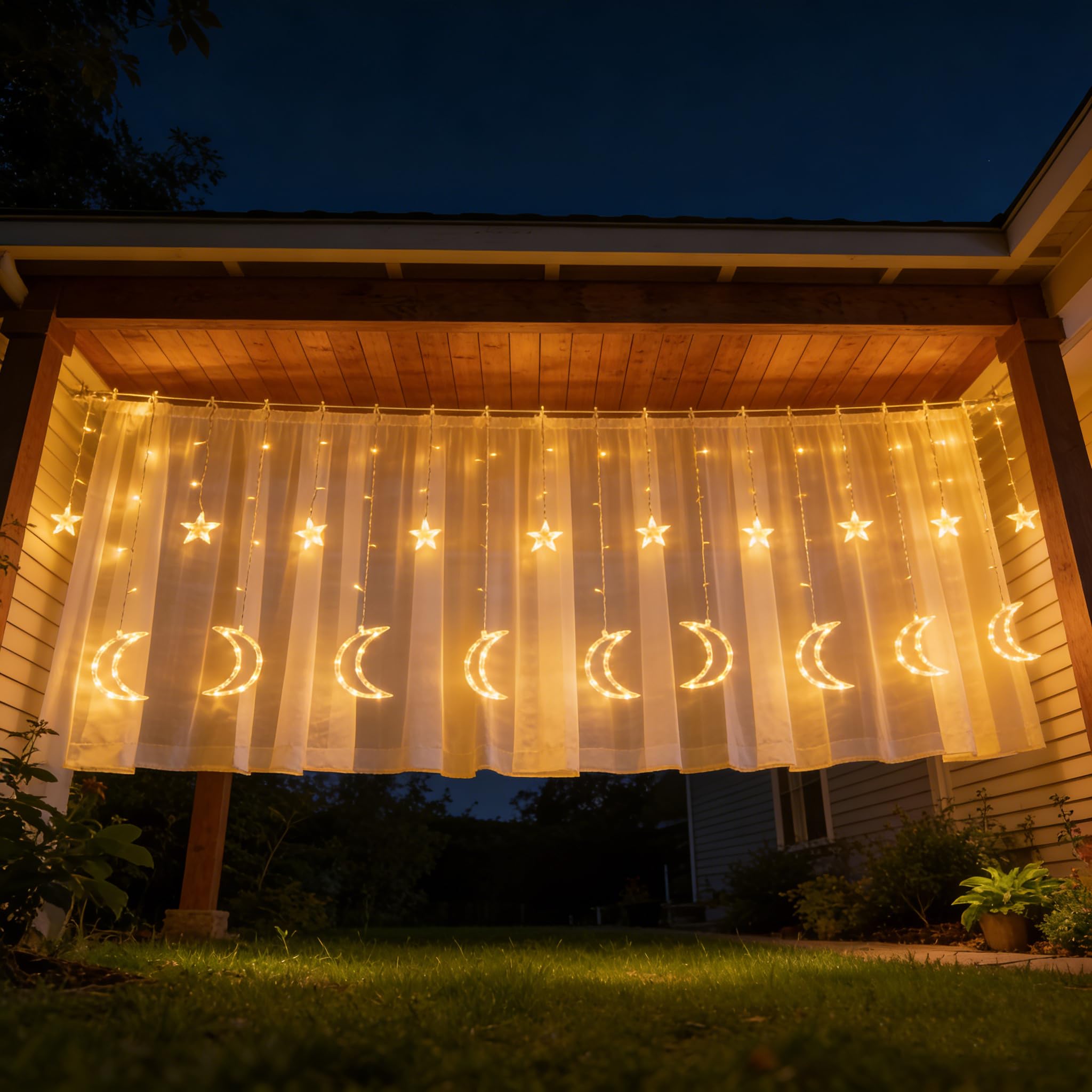 Dazzle Bright wedding and party decor lights add elegant ambience.