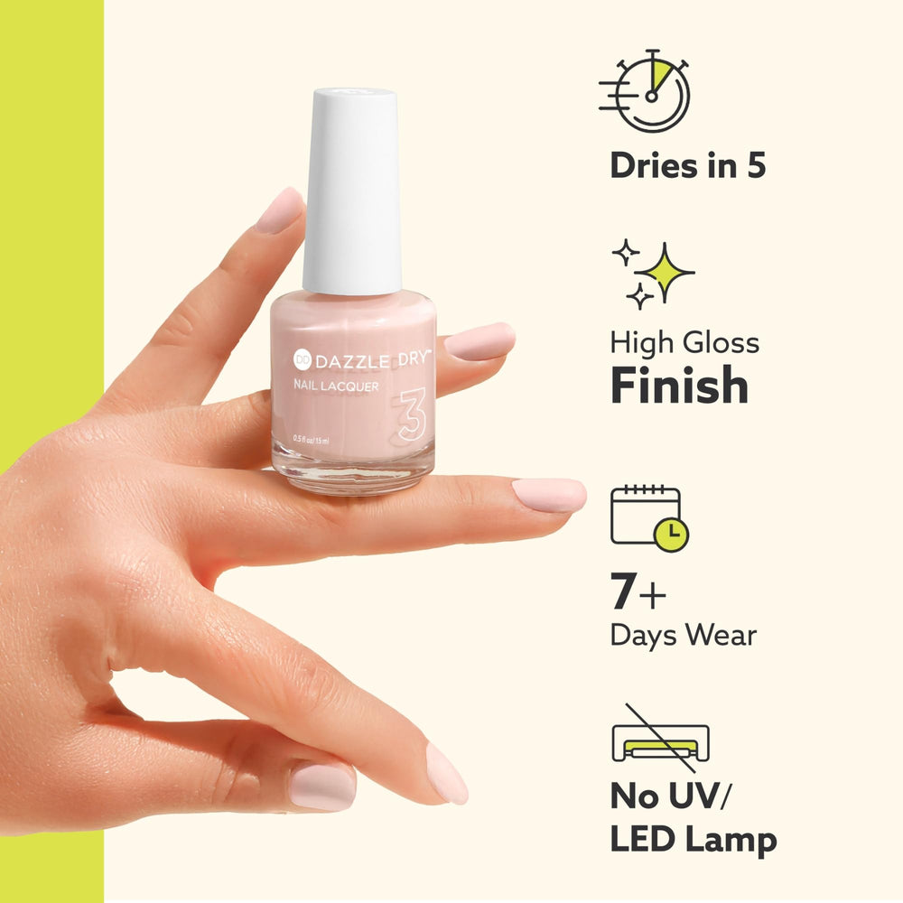 Dazzle Dry Base Coat is Step 2 in the fast-drying system.
