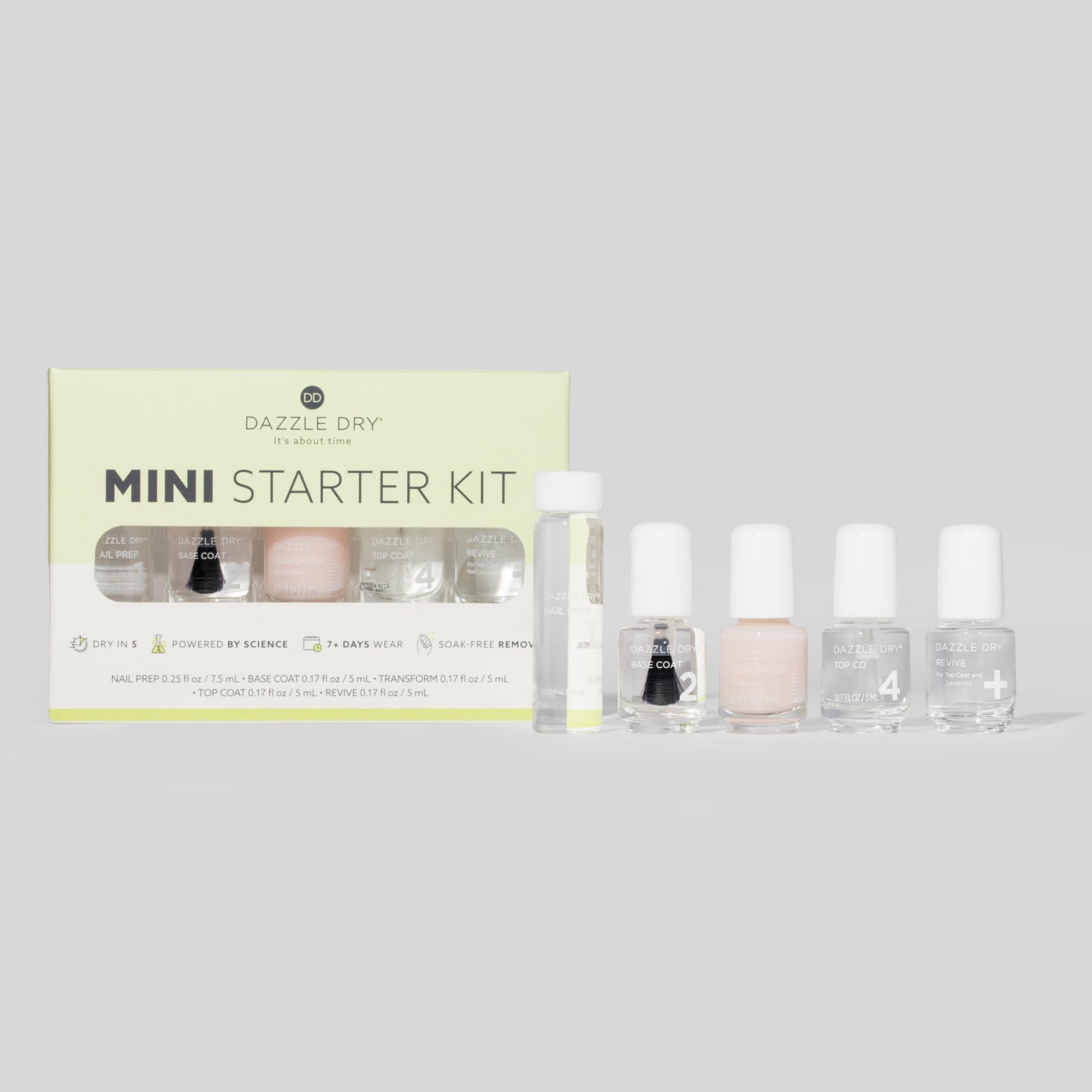 Dazzle Dry Base Coat creates a smooth surface for even color adhesion.