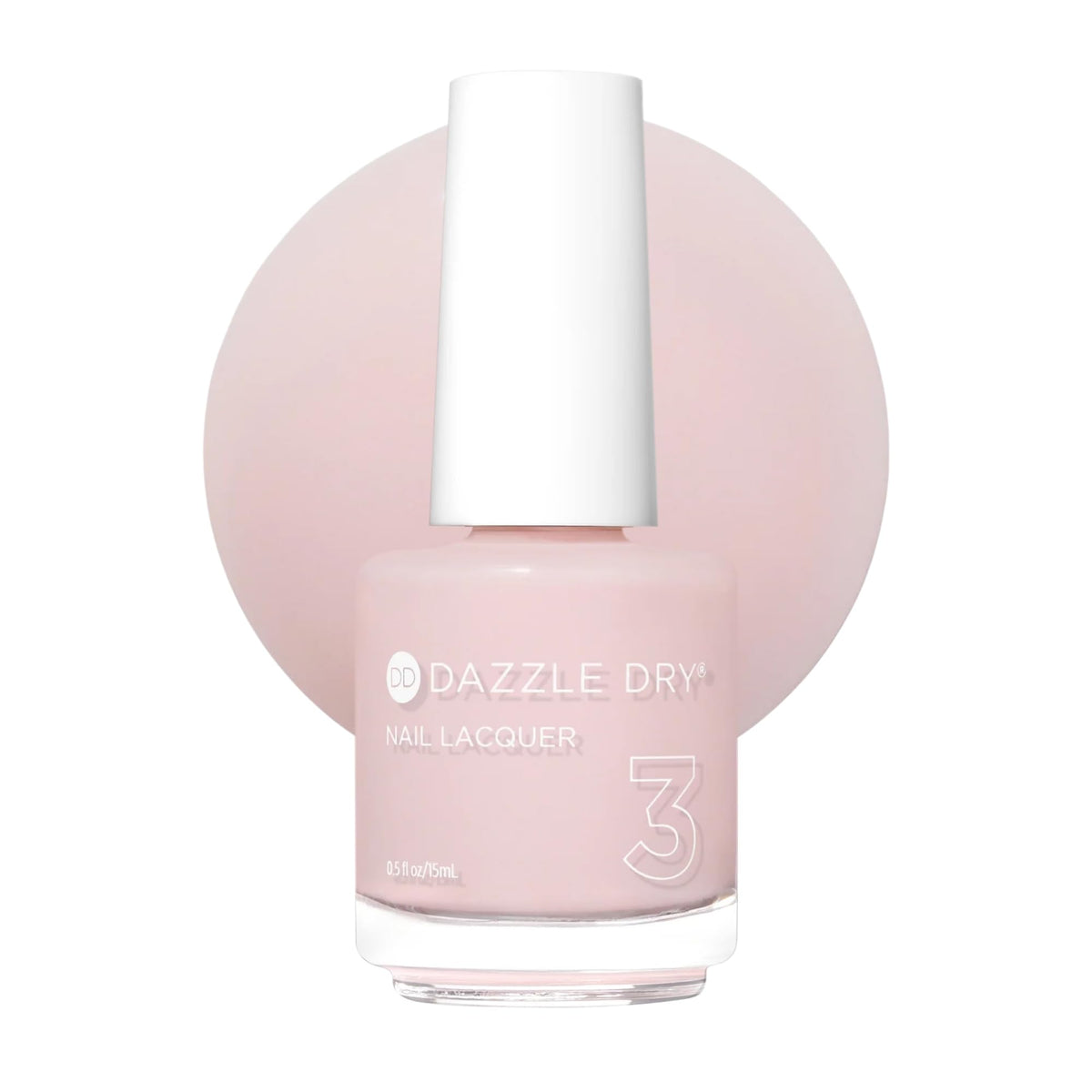 Dazzle Dry Mind Your Mani nude swatch shows pink undertones for a natural manicure