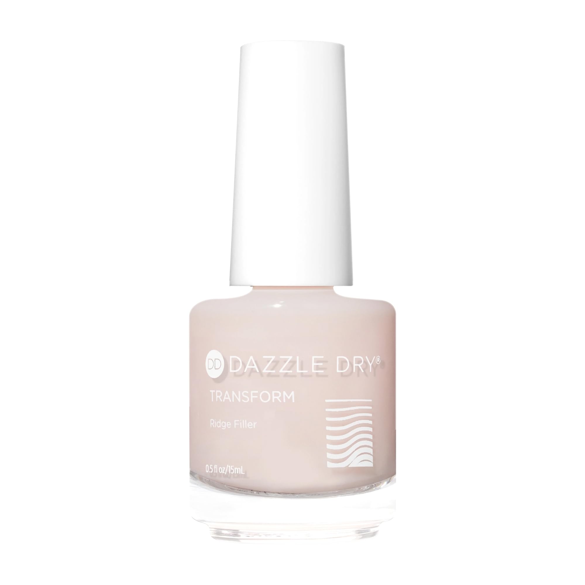 Dazzle Dry Transform Ridge Filler bottle for a smooth, salon-ready base