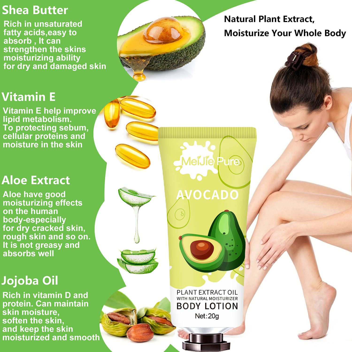 DBEAUTYM shea butter-rich formula lotion adds soothing hydration without greasiness.