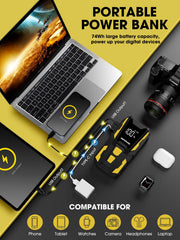 DBPOWER 5000A with smart jump cables demonstrating safe connection features