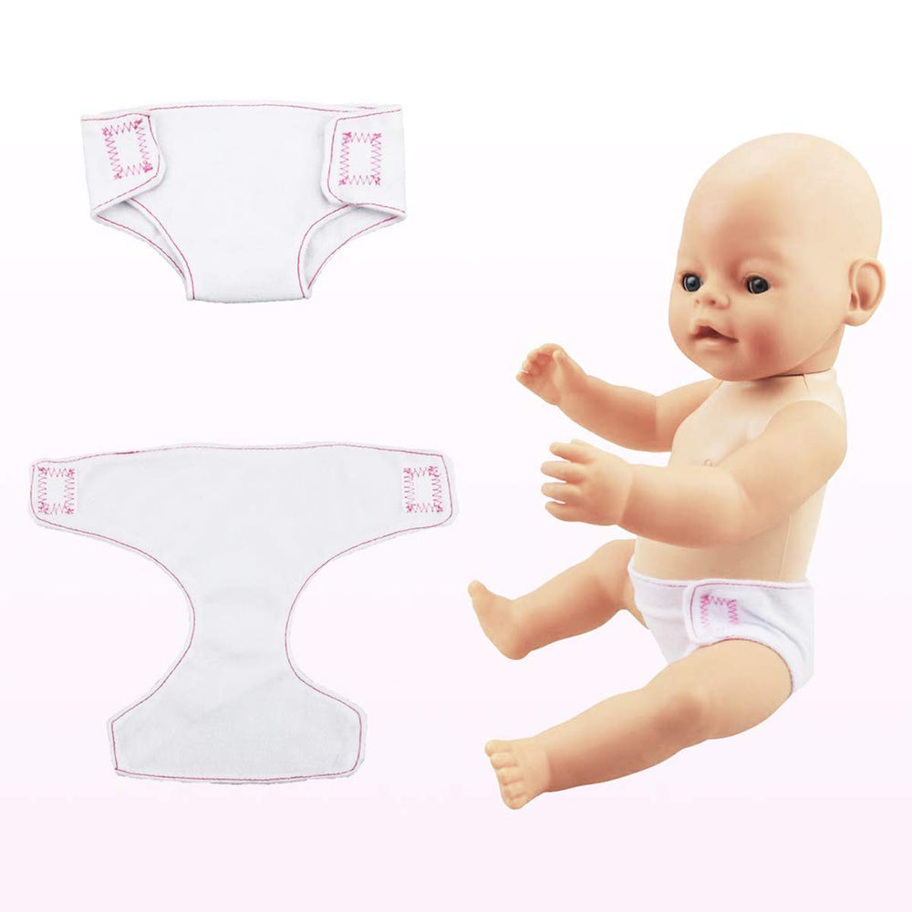 DC-BEAUTIFUL doll diaper set supports nurturing pretend play and fine motor practice