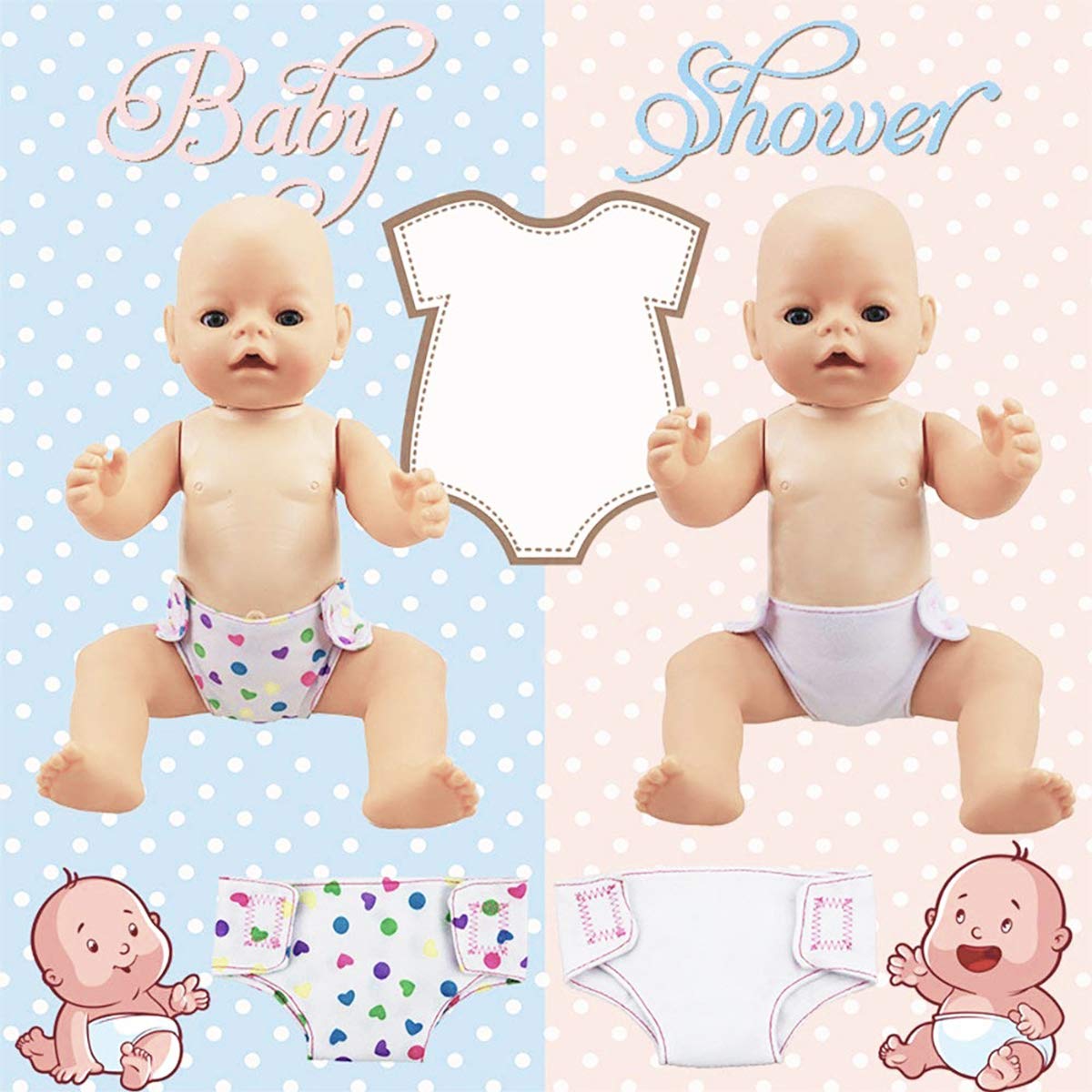 DC-BEAUTIFUL four-diaper pack includes different designs for style variety