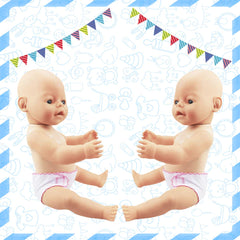 DC-BEAUTIFUL doll diapers with Velcro closures for snug adjustable wear