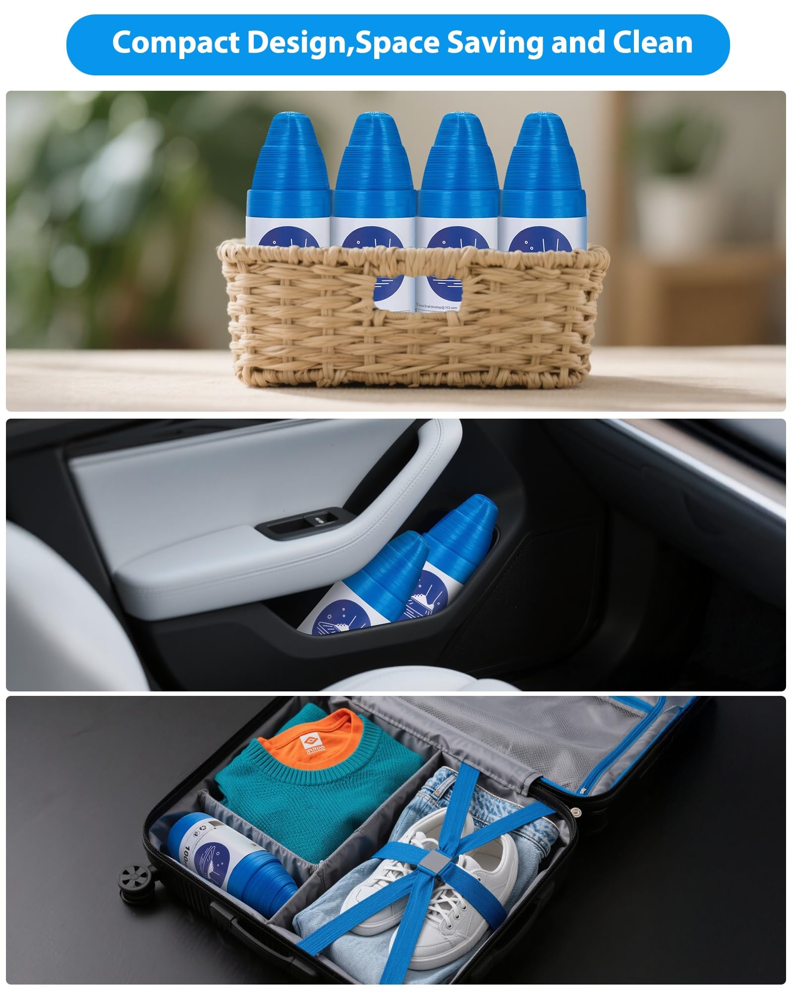 DclobTop compact storage roll keeps supplies ready for use