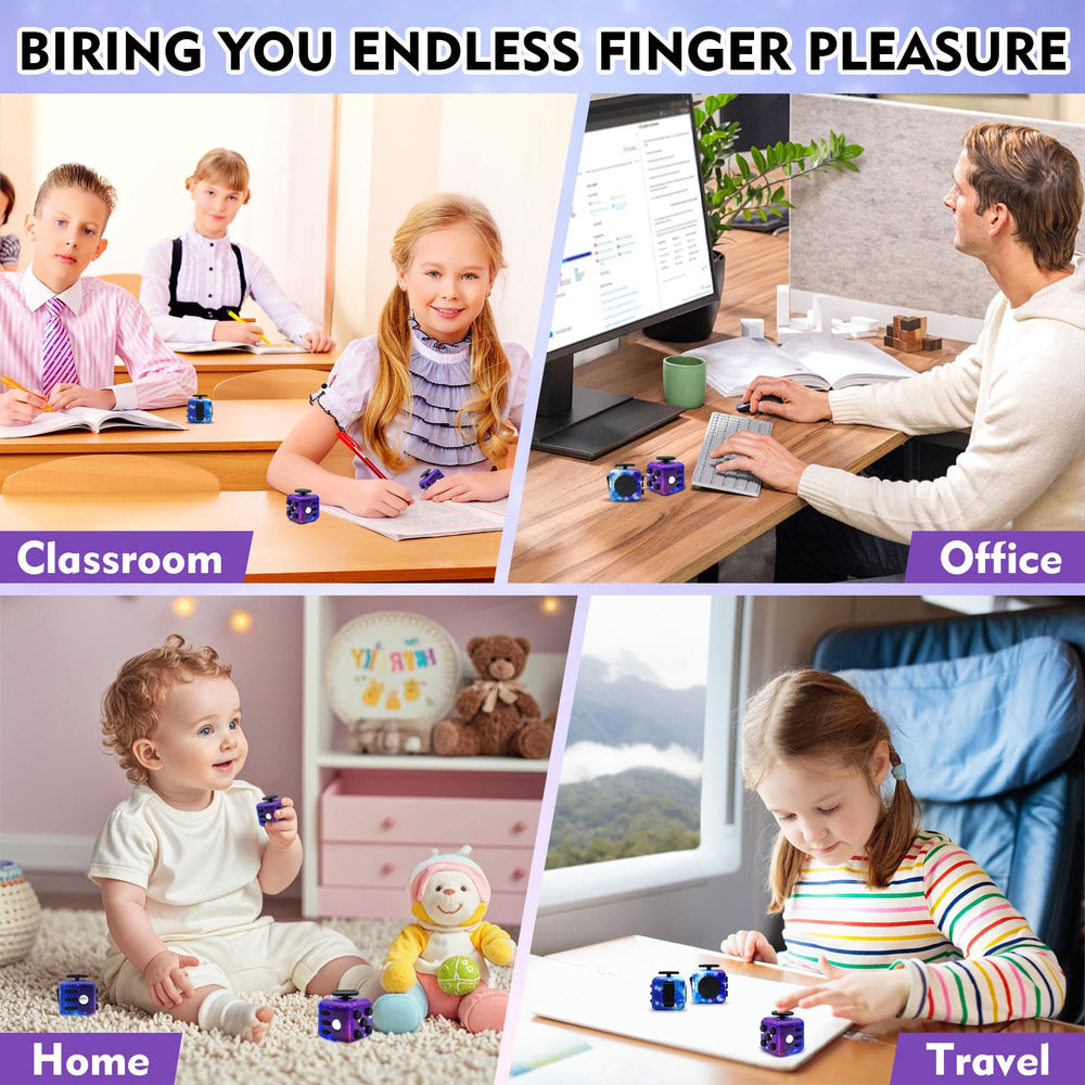Dcoinc fidget cube sturdy ABS construction ensures durable daily use.