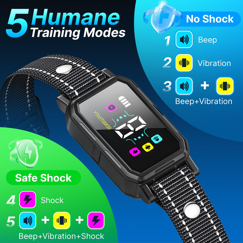 DcvPlan PL30 five sensitivity settings tailor corrections to your dog's needs