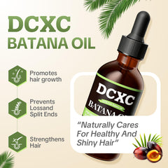DCXC Batana Oil applied to scalp for nourishment and fullness.