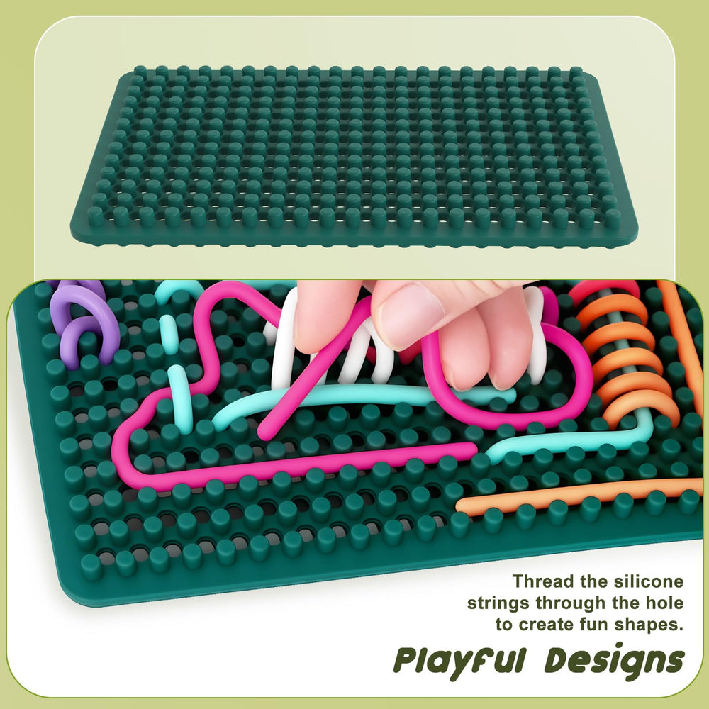 ddLUCK sensory knitted board travel compact shown for portable calm during trips