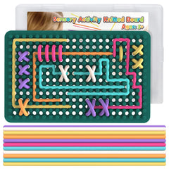 ddLUCK silicone fidget toy threads close-up for tactile engagement and fine motor practice