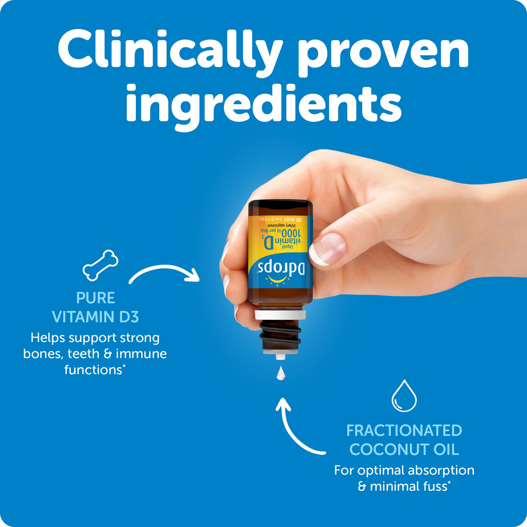 Ddrops allergen-friendly formula free from common allergens.