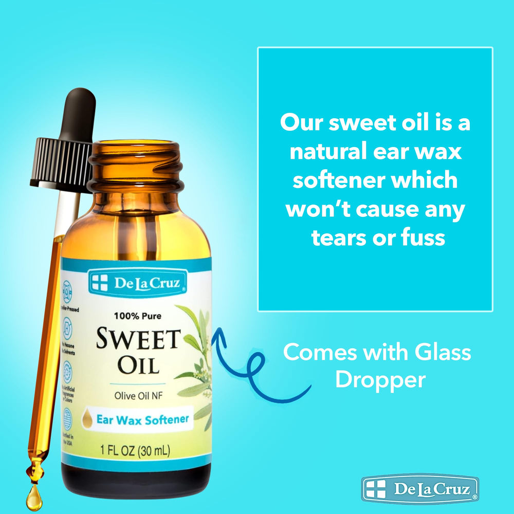 De La Cruz ear wax softener drops ready for safe daily use
