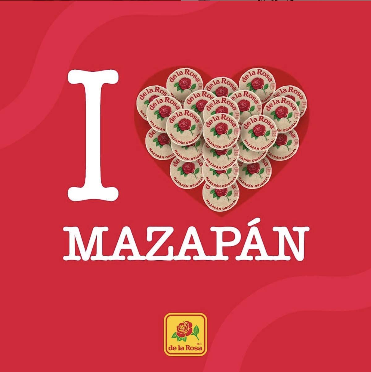 De la Rosa Mazapan smooth texture close-up highlights creamy marzipan sweetness.