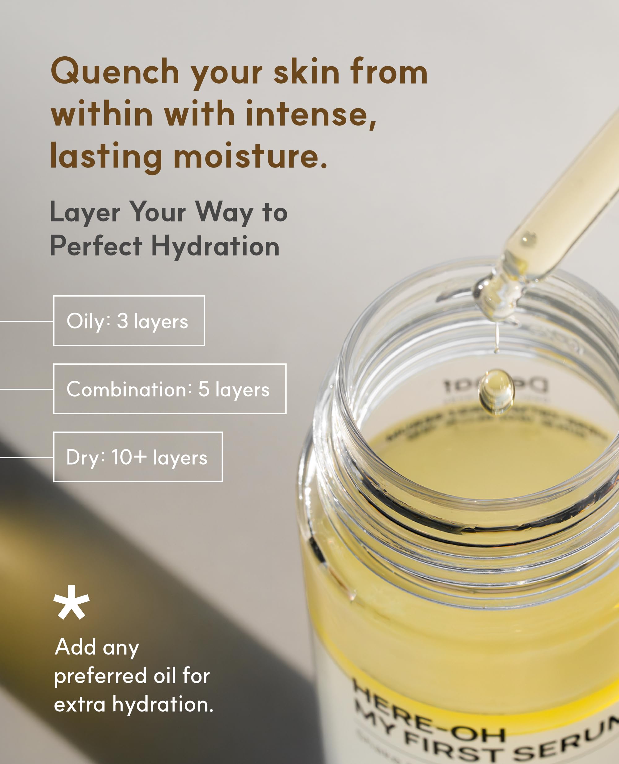 De:maf Here-Oh My First Hydrating Serum low molecular hyaluronic acid for deep hydration