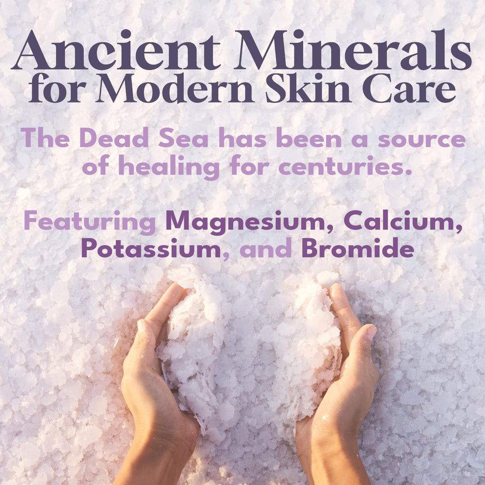 Jar of Dead Sea Warehouse Amazing Minerals unscented salts for sensitive skin