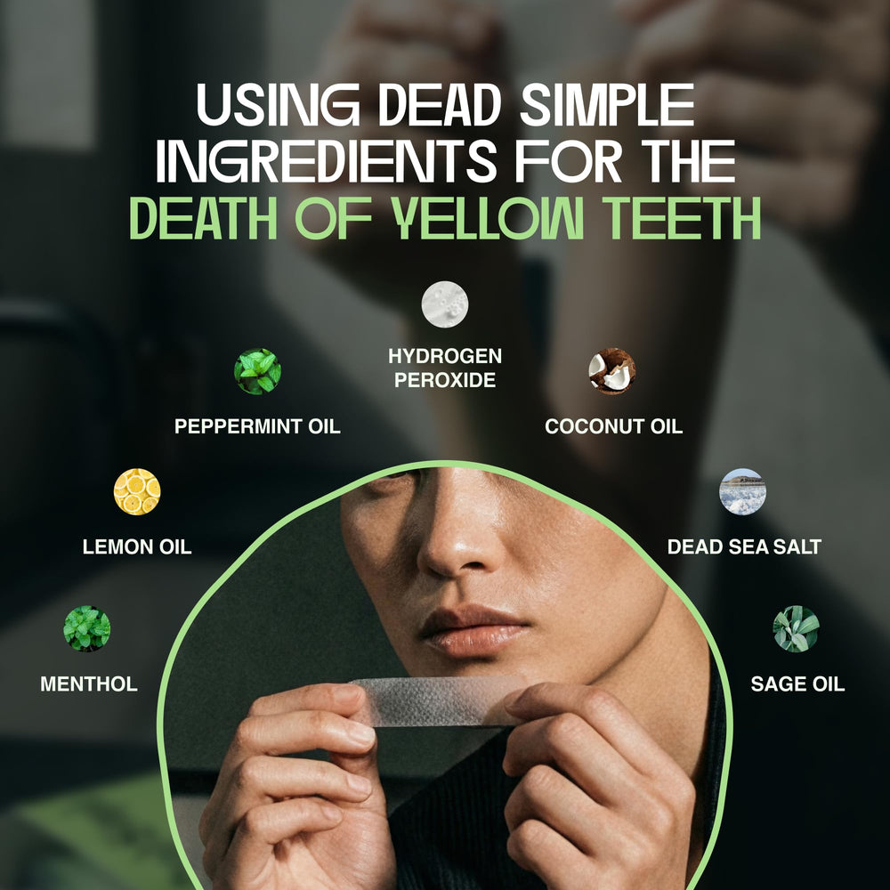 Dead Simple enamel-safe formula supports sensitivity-friendly whitening at home.