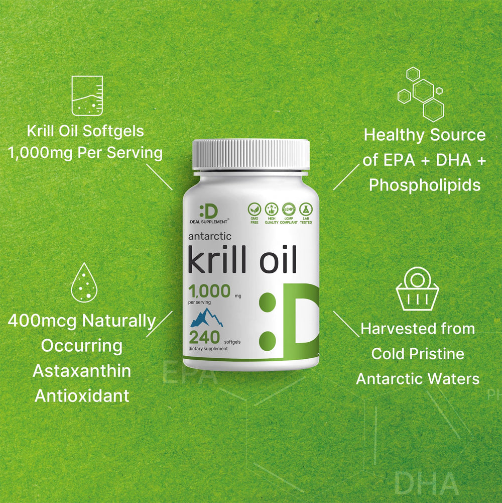 Deal Supplement Astaxanthin-rich capsule detail emphasizes natural antioxidant power.