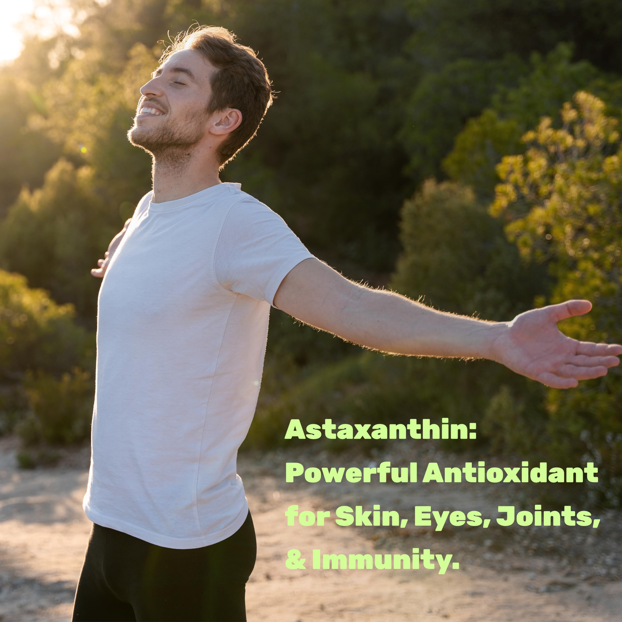 DEAL SUPPLEMENT Astaxanthin softgels closeup for easy swallowing