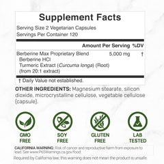 Berberine Max capsules closeup, showing a convenient plant-based formula for daily wellness.