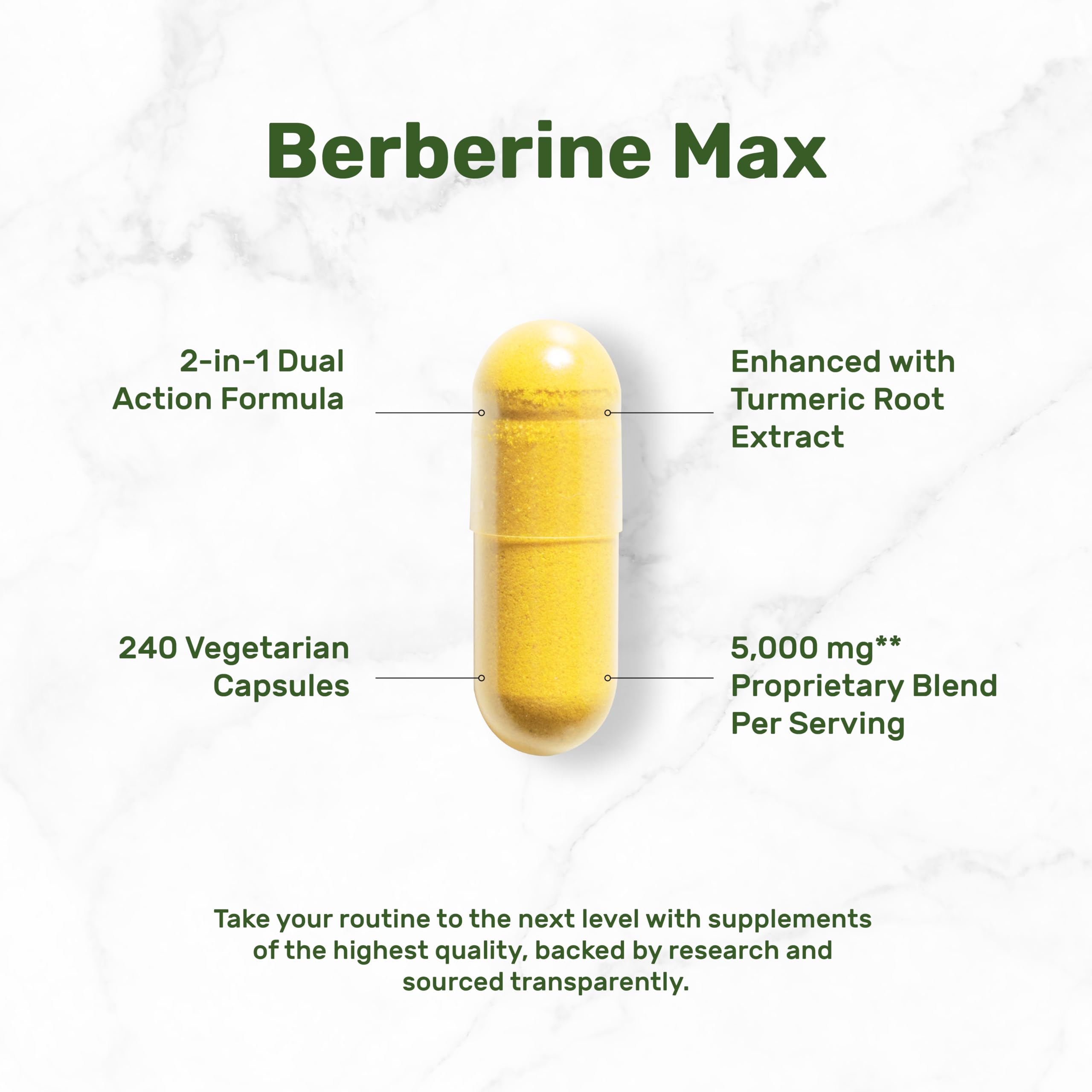 Deal Supplement Berberine Max label highlights berberine HCl with turmeric root extract.