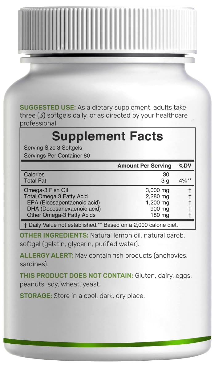 Deal Supplement burpless softgels help avoid fishy aftertaste.